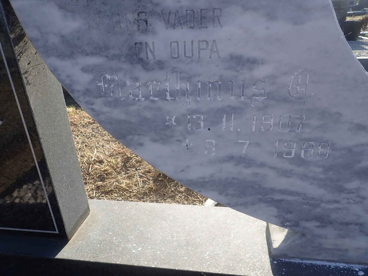 BARNARD Marthinus G. 1907-1988 & Maria J. 1912-1987 _2