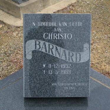 BARNARD Christo 1952-1989
