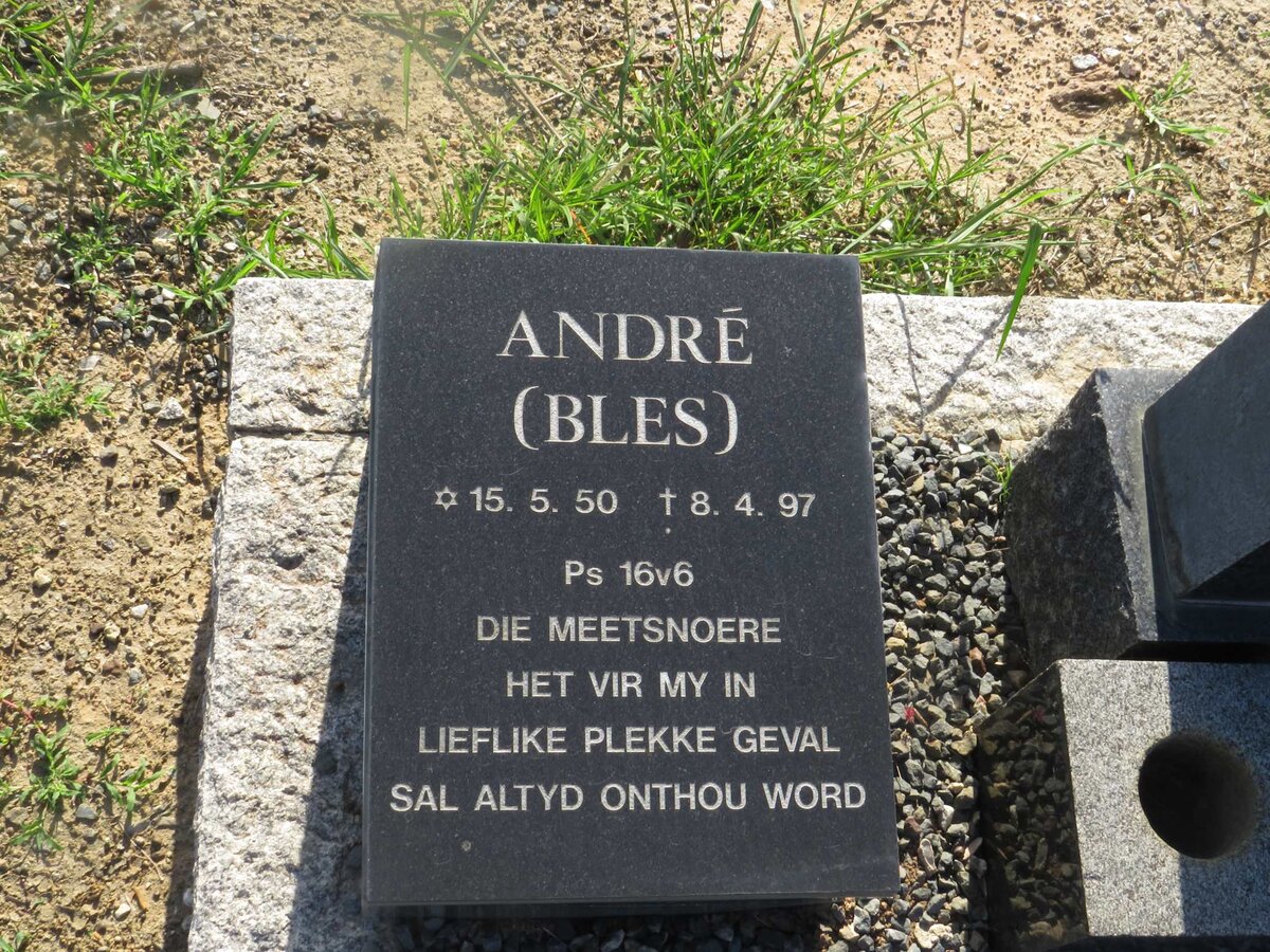 BARNARD Andre 1950-1997