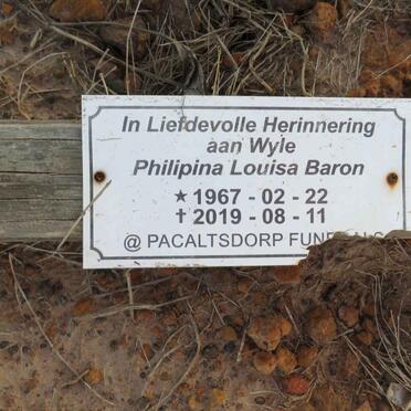 BARON Philipina Louisa 1967-2019