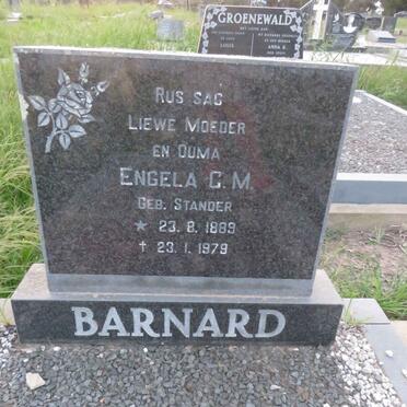 BARNARD Engela C.M. nee STANDER 1889-1979