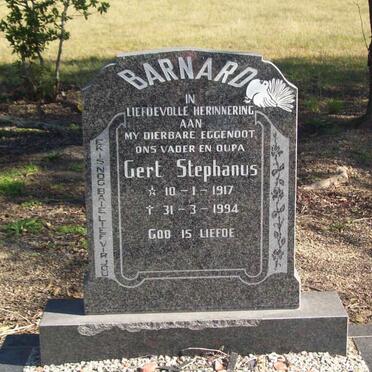 BARNARD Gert Stephanus 1917-1994
