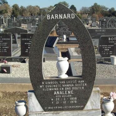 BARNARD Analene nee MULLER 1956-1979