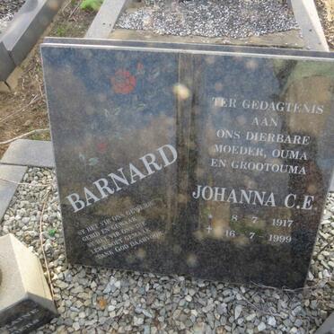 BARNARD Johanna C.E. 1917-1999