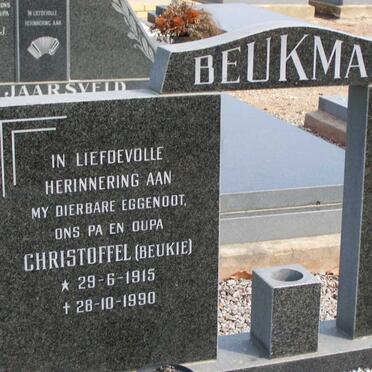BEUKMAN Christoffel 1915-1990 & Lieselotte Wilhelmine 1913-2002 _1