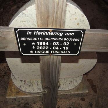 BOOYSEN Bernedette Bruinchia 1994-2022