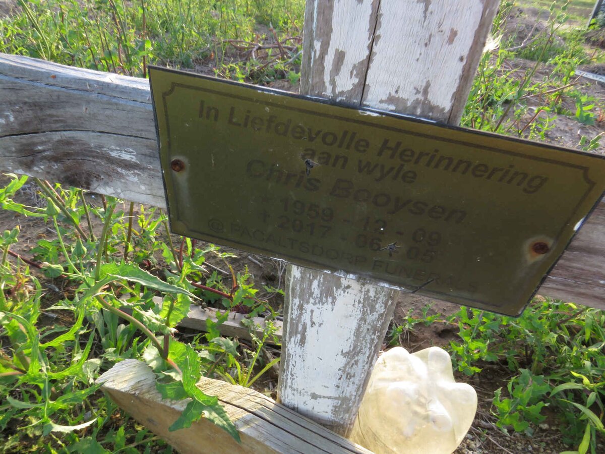 BOOYSEN Chris 1959-2017