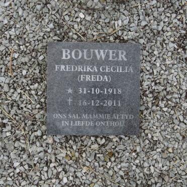 BOUWER Fredrika Cecilia 1918-2011
