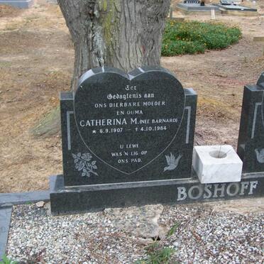 BOSHOFF Paul Johannes 1898-1973 & Catherina M. BARNARD 1907-1984 _1