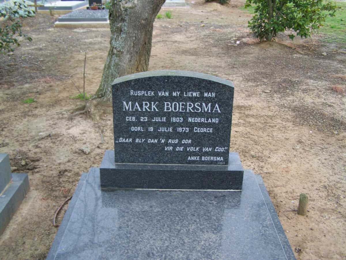 BOERSMA Mark 1903-1973