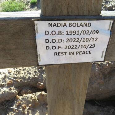 BOLAND Nadia 1991-2022