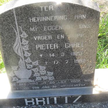 BRITTZ Pieter Carel 1923-1982