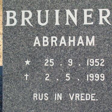 BRUINERS Abraham 1952-1999