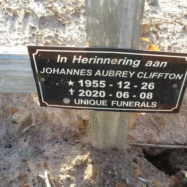 CLIFFTON Johannes Aubrey 1955-2020