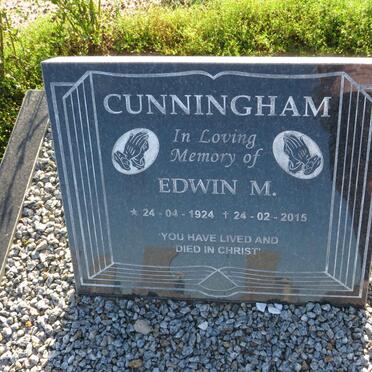 CUNNINGHAM Edwin M. 1924-2015