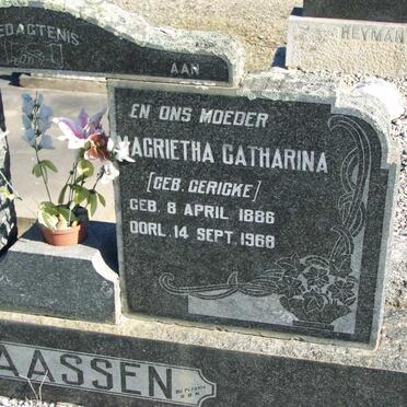 CLAASSEN Gert Johannes 1885-1960 & Magrietha Catharina GERICKE 1886-1968 _2