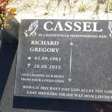 CASSEL Richard Gregory 1961-2015