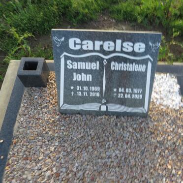 CARELSE Samuel John 1969-2016 & Christalene 1977-2020