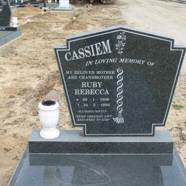 CASSIEM Ruby Rebecca 1906-1999