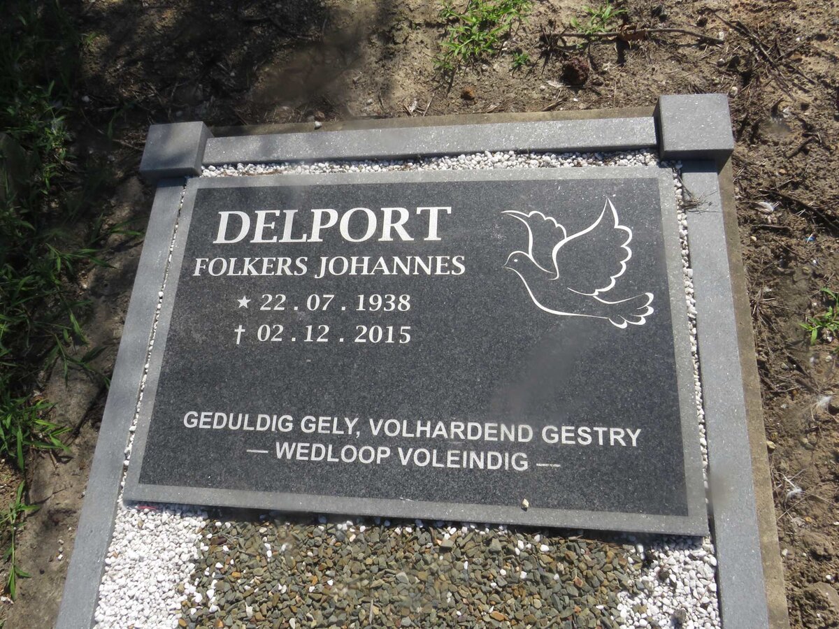 DELPORT Folkers Johannes 1938-2015