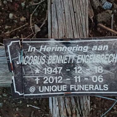 ENGELBRECHT Jacobus Bennett 1947-2012