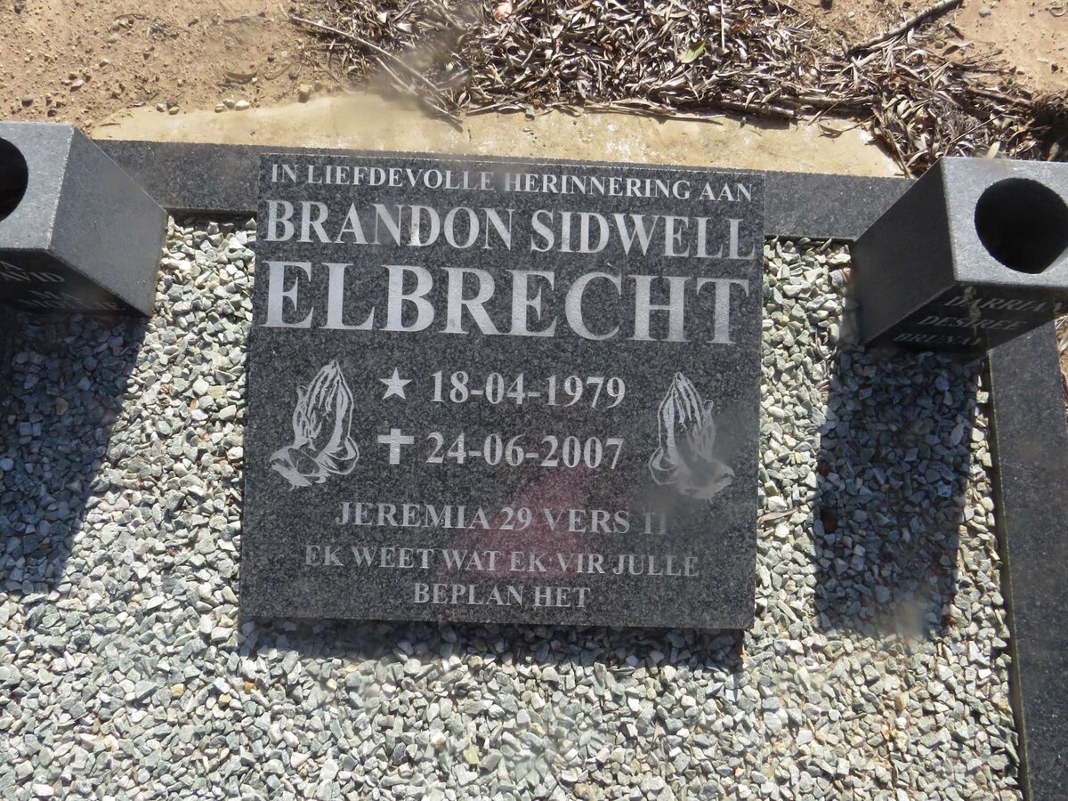 ELBRECHT Brandon Sidwell 1979-2007