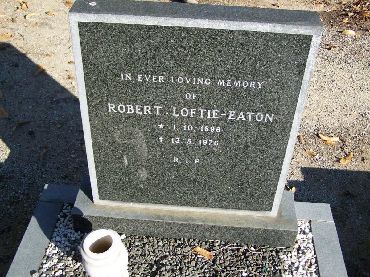 EATON Robert, LOFTIE 1896-1976