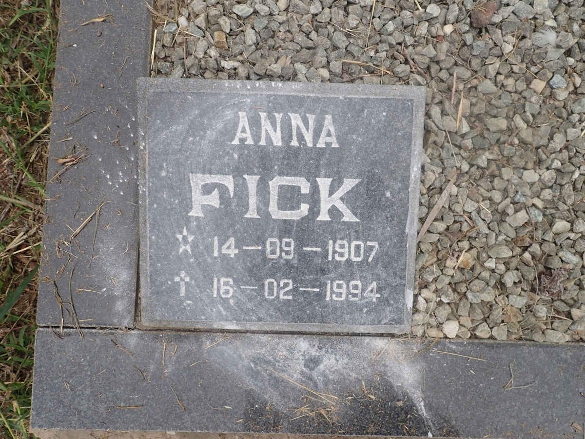 FICK Anna 1907-1994 :: NOWERS Tony C. 1958-1983 _2