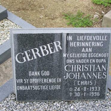 GERBER Christian Johannes 1933-1996