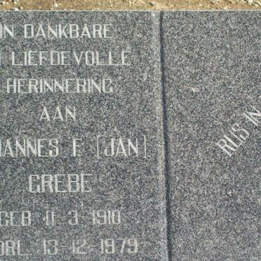 GREBE Johannes F. 1910-1979