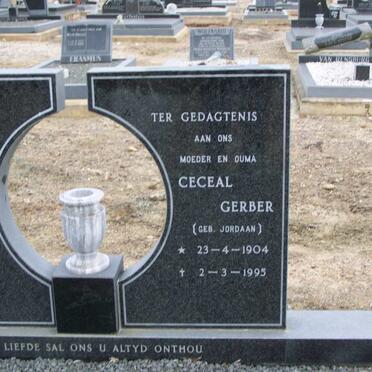 GERBER ?? 1902-1987 &amp; Ceceal JORDAAN 1904-1995