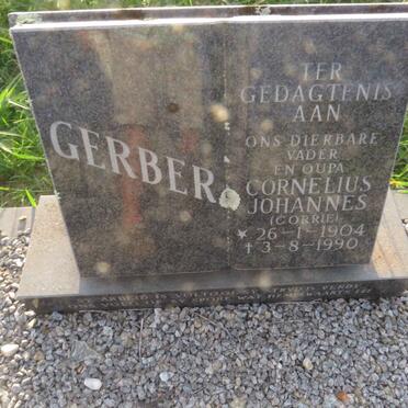 GERBER Cornelius Johannes 1904-1990