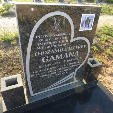 GAMANA Thozamile Jeffrey 1964-2017