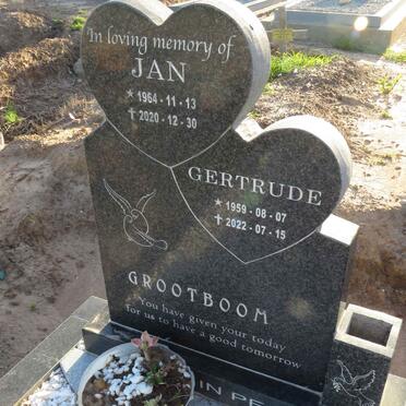 GROOTBOOM Jan 1964-2020 & Gertrude 1959-2022