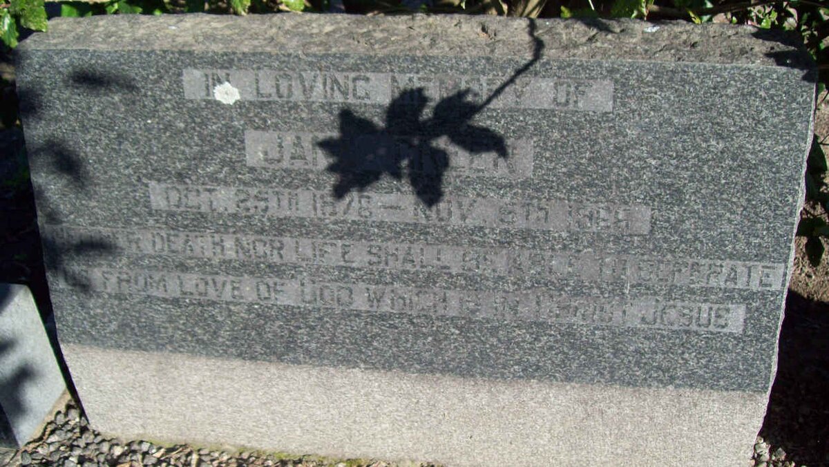 GREER Jane 1876-1966