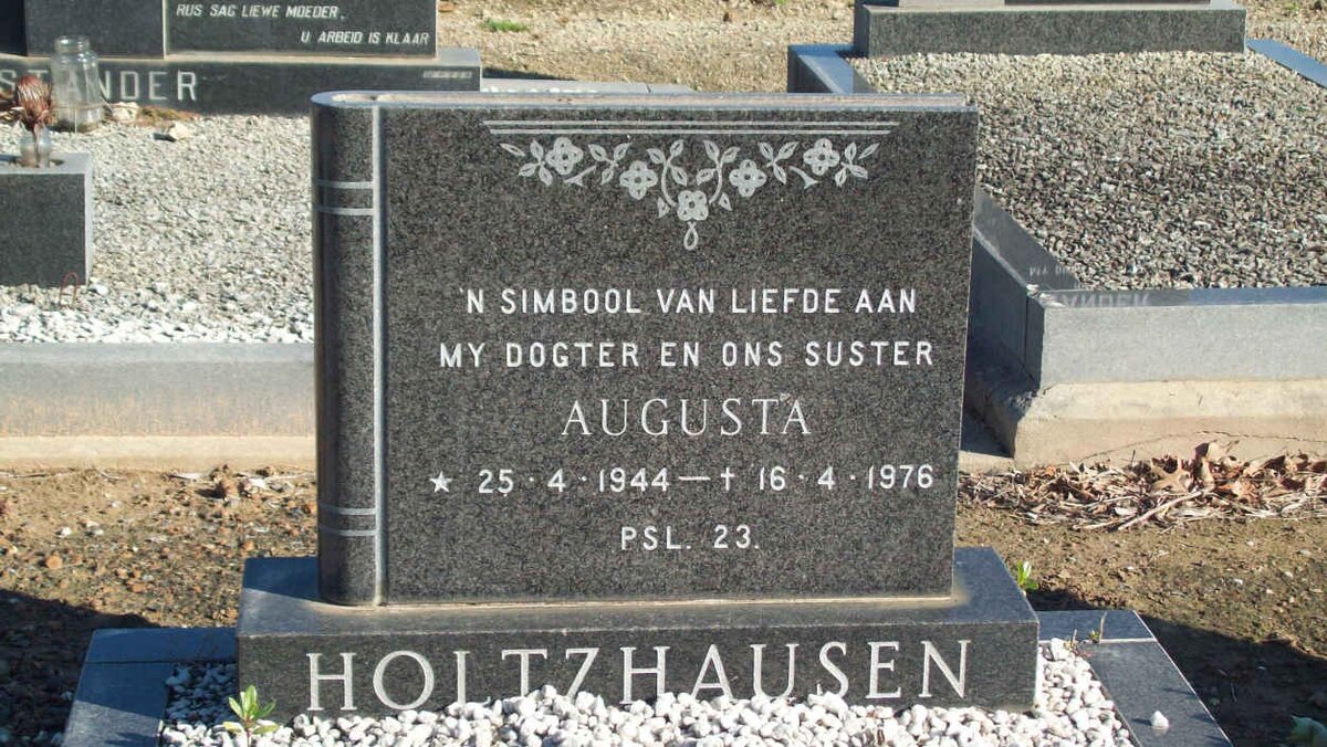 HOLTZHAUSEN Augusta 1944-1976