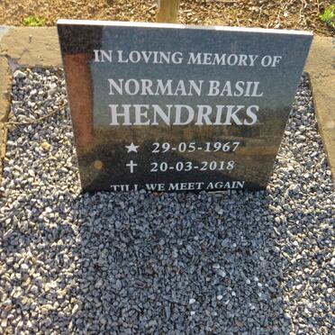 HENDRIKS Norman Basil 1967-2018