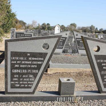 JOUBERT Cornelius Petrus 1912-1976 &amp; Elizabeth Jane 1912-1994