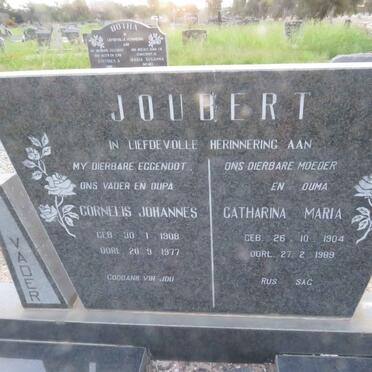 JOUBERT Cornelis Johannes 1908-1977 & Catharina Maria 1904-1989
