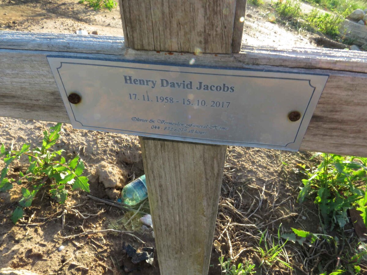 JACOBS Henry David 1958-2017