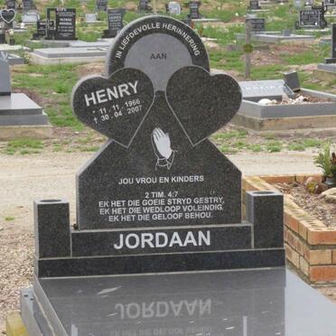 JORDAAN Henry 1966-2007