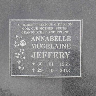 JEFFERY Annabelle Mugelaine 1955-2013