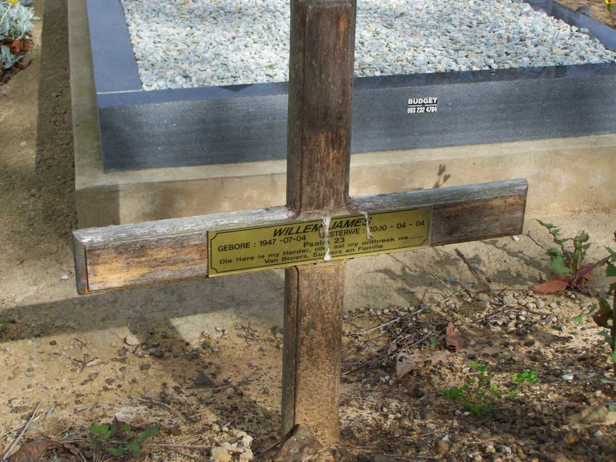 JAMES Willem 1947-2000