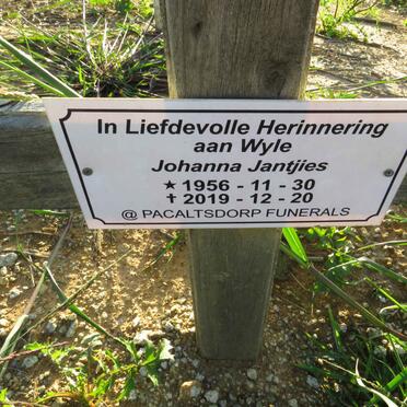 JANTJIES Johanna 1956-2019