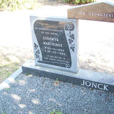 JONCK Lodewyk Marthinus 1944-1984