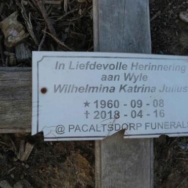JULIUS Wilhelmina Katrina 1960-2018