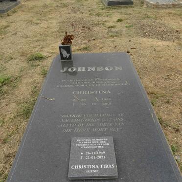 JOHNSON Christina 1924-2001 :: JOHNSON Maria 1944-2021 :: TIRAS Christina 1949-2021 _1