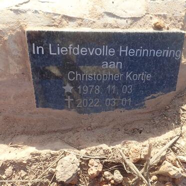 KORTJE Christopher 1978-2022