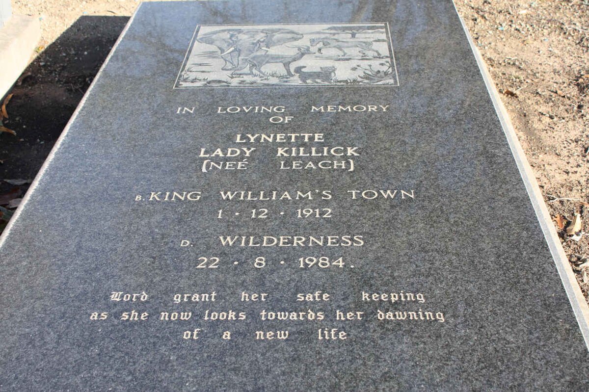 KILLICK Lynette Lady nee LEACH 1912-1984