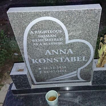 KONSTABEL Anna 1938-2013